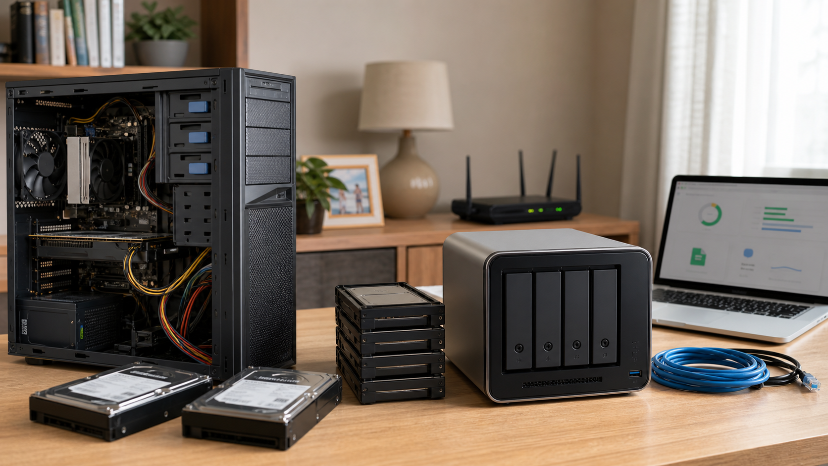 Deux solutions NAS a la maison